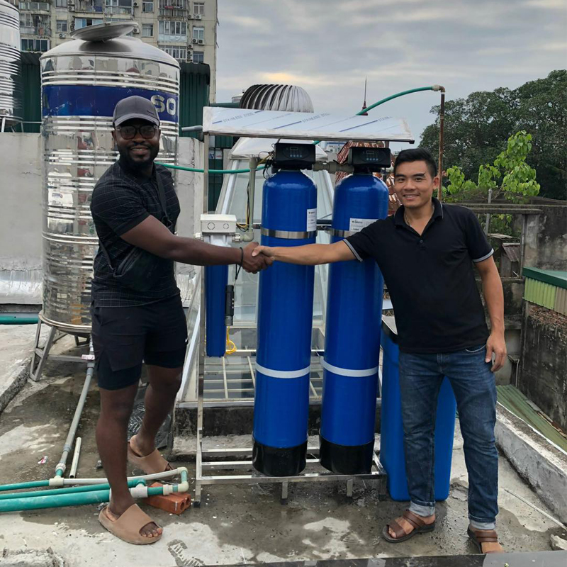 Bộ lọc tổng sinh hoạt cho gđ Cee jay tại Ngõ 189 Hoàng Hoa Thám